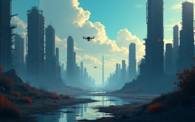L’IA et l’éco-dystopie : Comment ces thèmes révolutionnent le storytelling en 2025